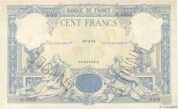 100 Francs BLEU ET ROSE Épreuve FRANKREICH  1894 F.21.07Ec fST