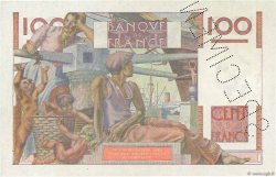 100 Francs JEUNE PAYSAN Spécimen FRANCIA  1945 F.28.01Sp AU+