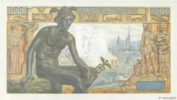 1000 Francs DÉESSE DÉMÉTER Spécimen FRANCIA  1942 F.40.01Sp q.FDC