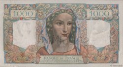 1000 Francs MINERVE ET HERCULE Spécimen FRANCIA  1945 F.41.01Sp3 AU+