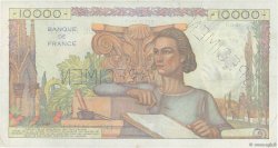 10000 Francs GÉNIE FRANÇAIS Spécimen FRANCIA  1945 F.50.01Sp EBC+