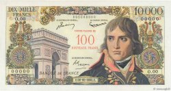 100 NF sur 10000 Francs BONAPARTE Épreuve FRANKREICH  1955 F.55.00Ed1 fST+