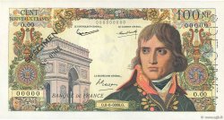 100 Nouveaux Francs BONAPARTE Spécimen FRANCIA  1959 F.59.01Spn SC+