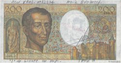 200 Francs MONTESQUIEU Faux FRANKREICH  1981 F.70.00x fST