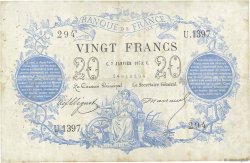 20 Francs type 1871 FRANCIA  1873 F.A46.04 MB