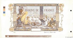 1000 Francs FLAMENG type 1897 Non émis FRANKREICH  1897 NE.1897.01b fST+