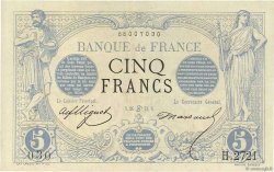 5 Francs NOIR FRANCE  1873 F.01.19 VF+