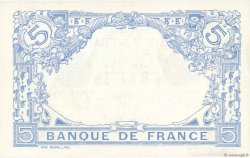 5 Francs BLEU FRANKREICH  1916 F.02.37 fST+