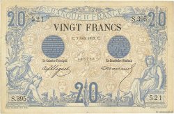 20 Francs NOIR FRANCIA  1875 F.09.02
