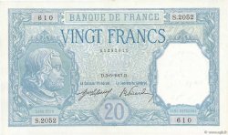 20 Francs BAYARD FRANKREICH  1917 F.11.02 fST