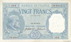 20 Francs BAYARD FRANCE  1918 F.11.03 SPL