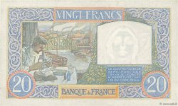 20 Francs TRAVAIL ET SCIENCE FRANCIA  1940 F.12.09 q.FDC