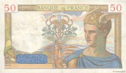 50 Francs CÉRÈS FRANKREICH  1934 F.17.01 fVZ