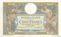 100 Francs LUC OLIVIER MERSON avec LOM FRANCIA  1908 F.22.01 SPL