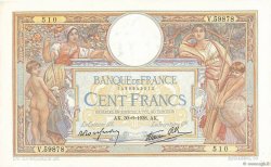 100 Francs LUC OLIVIER MERSON type modifié FRANKREICH  1938 F.25.24 fST+