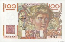 100 Francs JEUNE PAYSAN FRANCIA  1950 F.28.25 FDC