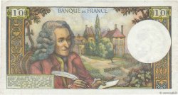 10 Francs VOLTAIRE Fauté FRANKREICH  1973 F.62.63 fVZ