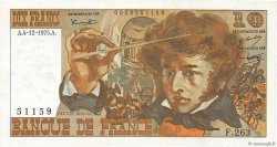 10 Francs BERLIOZ FRANKREICH  1975 F.63.15 fVZ