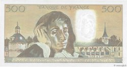 500 Francs PASCAL Fauté FRANCE  1993 F.71.52-412 AU-