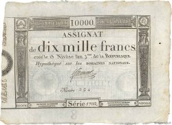 10000 Francs FRANCIA  1795 Ass.52a EBC+