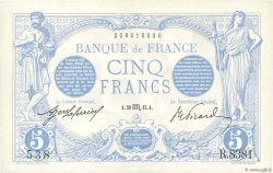 5 Francs BLEU FRANCIA  1915 F.02.32