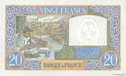 20 Francs TRAVAIL ET SCIENCE FRANCIA  1941 F.12.15 AU