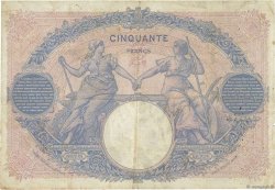 50 Francs BLEU ET ROSE FRANCE  1904 F.14.16 F