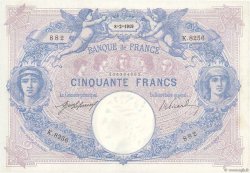 50 Francs BLEU ET ROSE FRANKREICH  1919 F.14.32