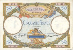 50 Francs LUC OLIVIER MERSON FRANCIA  1927 F.15.01 MBC
