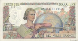 10000 Francs GÉNIE FRANÇAIS FRANKREICH  1946 F.50.10 fVZ