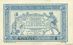 50 Centimes TRÉSORERIE AUX ARMÉES 1917 FRANCE  1917 VF.01.01 UNC-