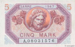 5 Mark SARRE FRANCIA  1947 VF.46.01 SC+