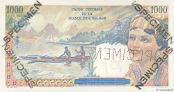 1000 Francs Union Française Spécimen AFRIQUE ÉQUATORIALE FRANÇAISE  1947 P.26s q.FDC