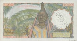 1000 Francs Spécimen FRENCH WEST AFRICA (1895-1958)  1955 P.48s XF