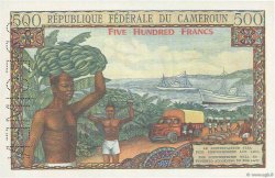 500 Francs Spécimen CAMEROUN  1962 P.11s pr.NEUF