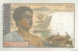 100 Francs Spécimen KOMOREN  1960 P.03s2 fST+