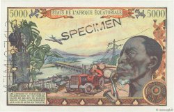 5000 Francs Spécimen EQUATORIAL AFRICAN STATES (FRENCH)  1963 P.06cs q.FDC