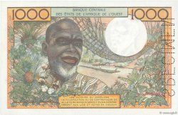 1000 Francs Spécimen WEST AFRICAN STATES  1965 P.103AdS AU+