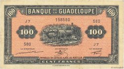 100 Francs GUADELOUPE  1944 P.23a BB
