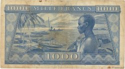1000 Francs GUINÉE  1958 P.09 TB