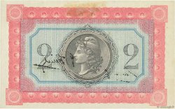 2 Francs FRENCH GUIANA  1917 P.06 VZ+