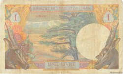 1 Livre LIBANON  1939 P.015 fSS