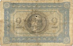 2 Francs MARTINIQUE  1915 P.11 B à TB