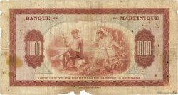 1000 Francs MARTINIQUE  1942 P.21a B