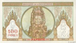 100 Francs Spécimen TAHITI  1956 P.14cS SPL