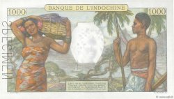 1000 Francs Spécimen TAHITI  1954 P.15cS FDC