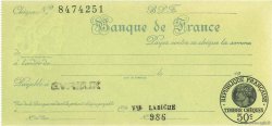 Francs FRANCE regionalismo y varios Évreux 1932 DOC.Chèque
