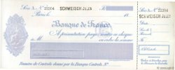 Francs FRANCE Regionalismus und verschiedenen Paris 1875 DOC.Chèque VZ