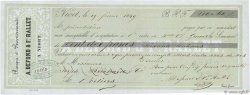 110,60 Francs FRANCE regionalismo e varie Niort 1849 DOC.Mandat BB