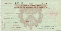 Francs FRANCE regionalism and various Évreux 1930 DOC.Chèque AU